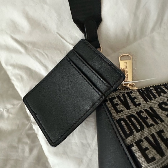 NWT Steve Madden Bbllie Crossbody Bag Black Gray - Picture 5 of 11